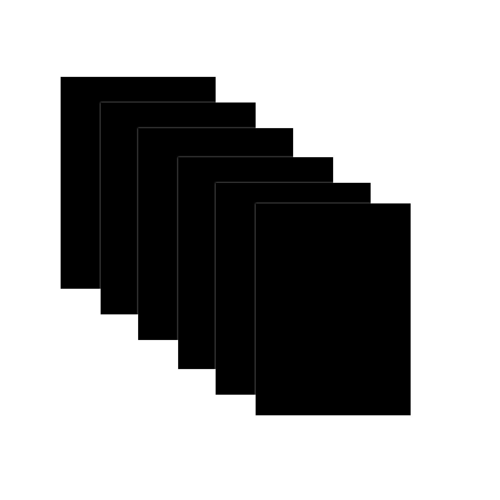 YCLiYiYi 6Pcs Black Anodized Aluminum Sheet 5x7x1/32 Inch, 5052 Alloy Metal Blanks with PE Protective Film for Laser Engraving CNC Routing DIY Crafts and Signage